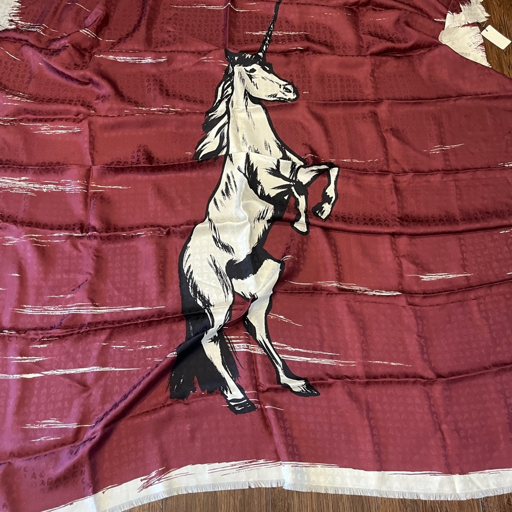 Balenciaga silk scarf